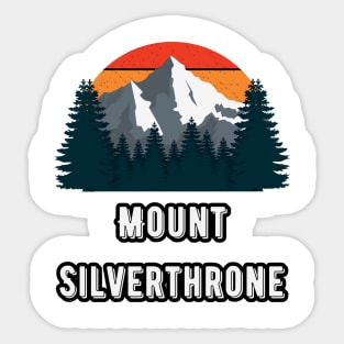 Mount Silverthrone Sticker